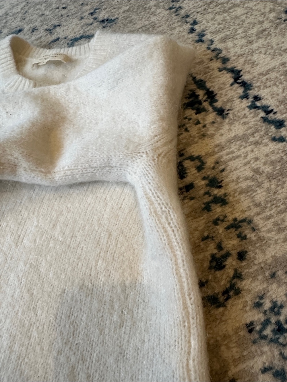 Sezane Melanie Jumper sweater Ecru, Small - Picture 10 of 14
